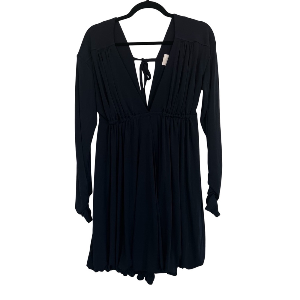 Cinq à Sept Destiny Plunge Mini Dress Navy NWT - Picture 4 of 9